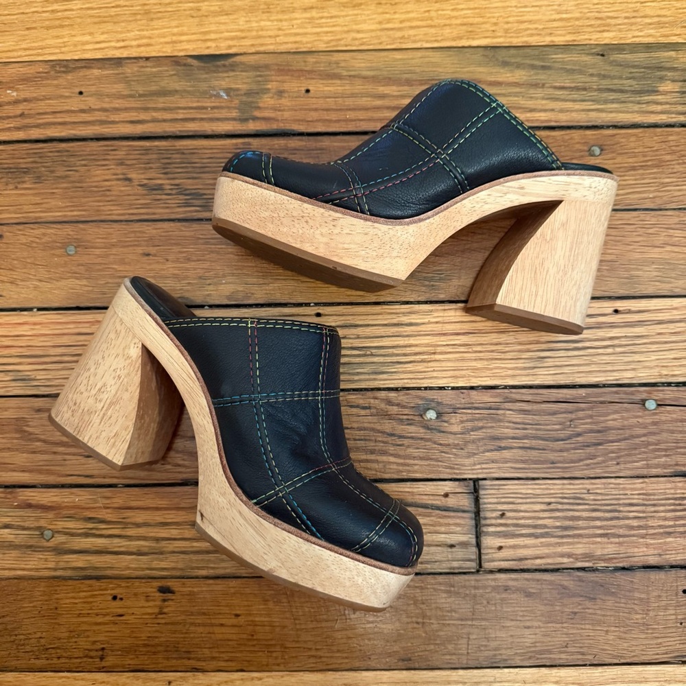 Charlotte Stone Celeste Wooden Clogs